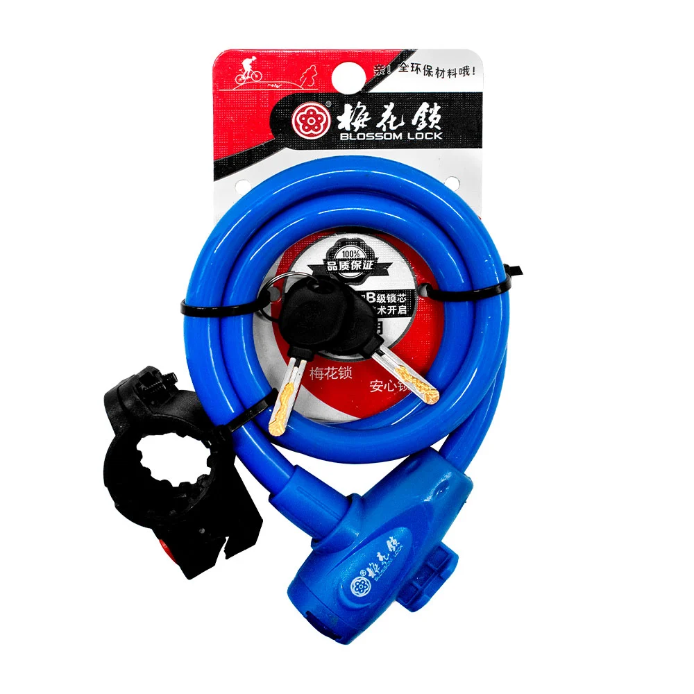 Candado para bicicleta reforzado con broche de seguridad, variedad de colores / 1501dcolor / 1501d