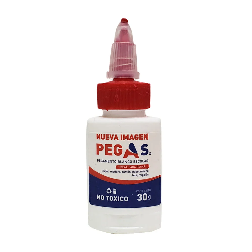 1pza Pegamento resistol líquido blanco pegas, 30g