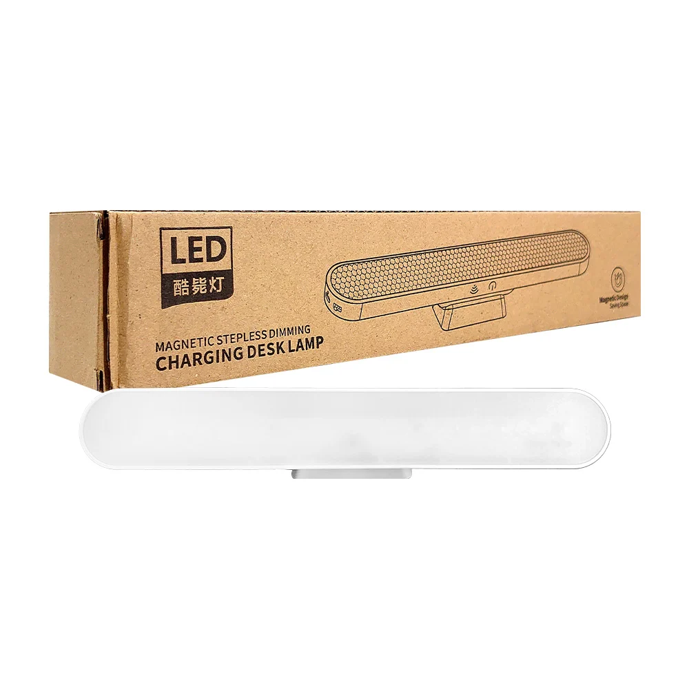 Lámpara led en forma de barra ovalada con base magnética y atenuación continua / magnetic stepless dimming / 1613
