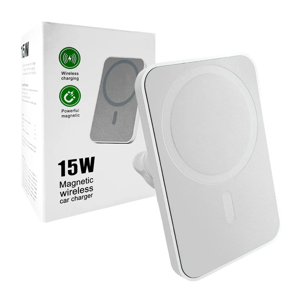 1pza Batería portátil de carga inalámbrica magsafe para celular, con gancho sujetador, variedad de usos / 15w / on teck