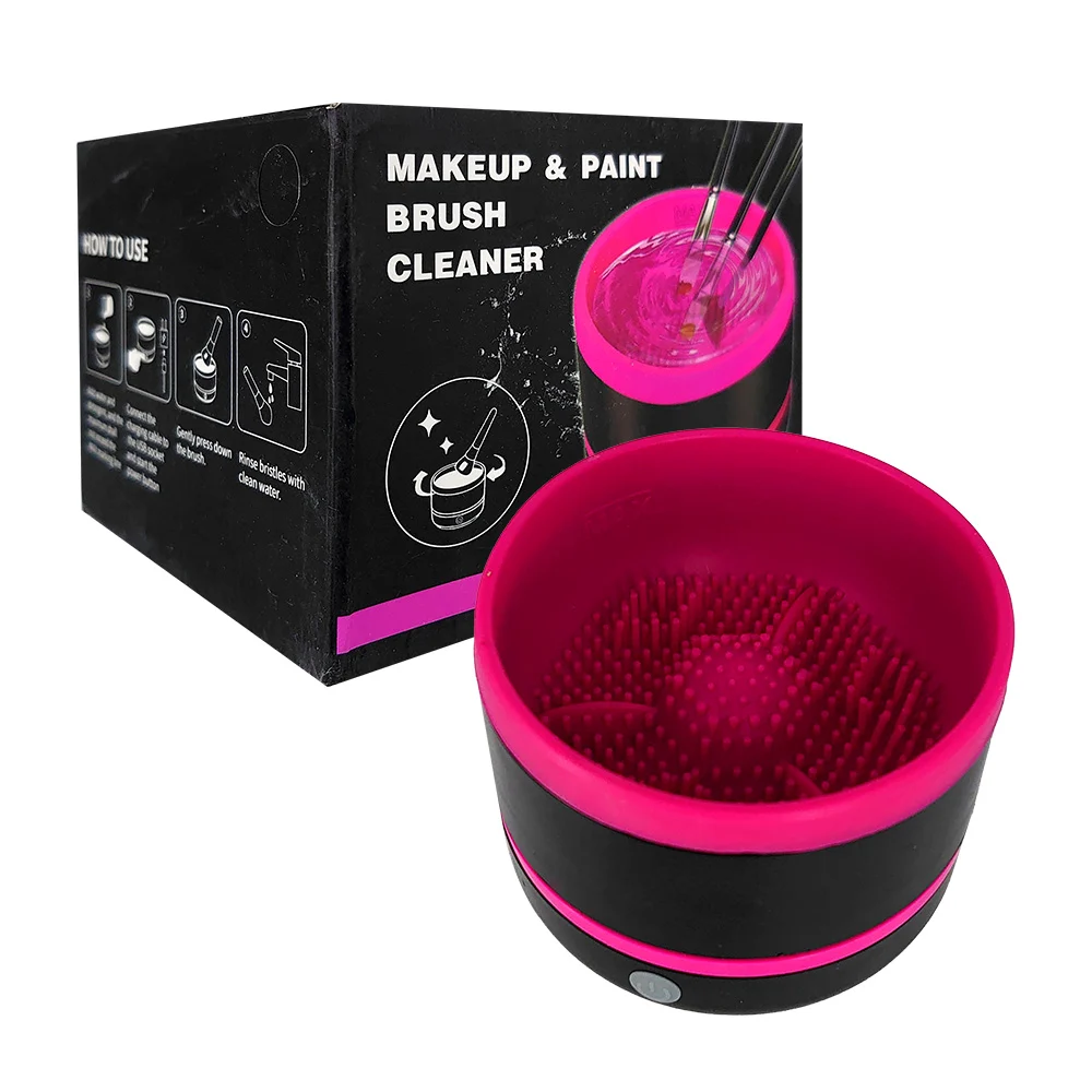 Maquina eléctrica portátil limpiadora de brochas de maquillaje / makeup & paint brush cleaner / 16860