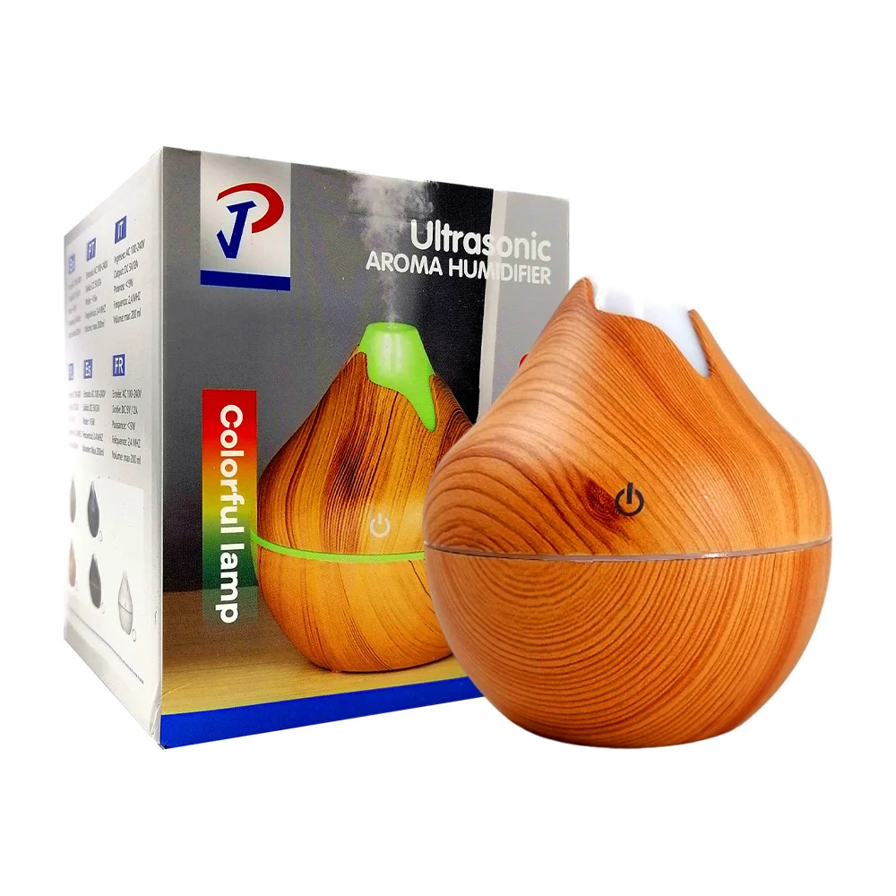 Humidificador ultrasónico con luces rgb y capacidad de 200ml max, colorful lamp / yt-043