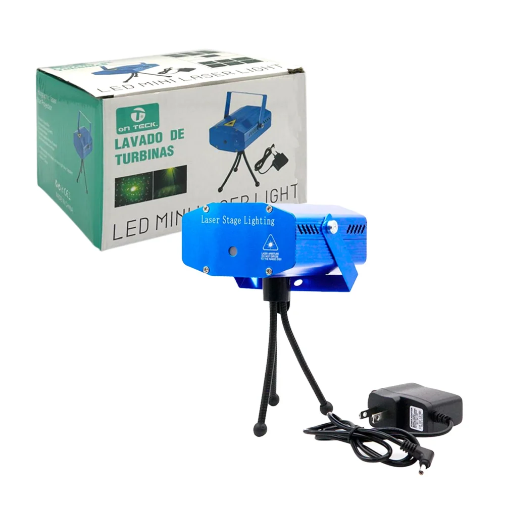 Mini laser led on teck con proyector holográfico de temática navideña y base flexible / 17363