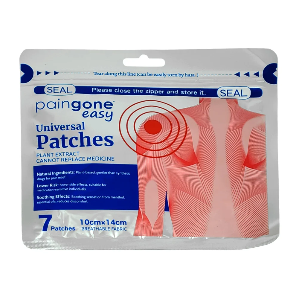 Paquete de 7 parches aplicables para el dolor, variedad de funciones / 10x14cms / paingone