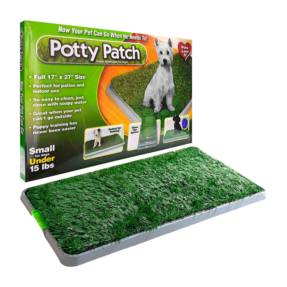 Tapete entrenador sanitario para perro cachorro de 17×27 in – 43.5×60.5cm / potty patch / 18-0189