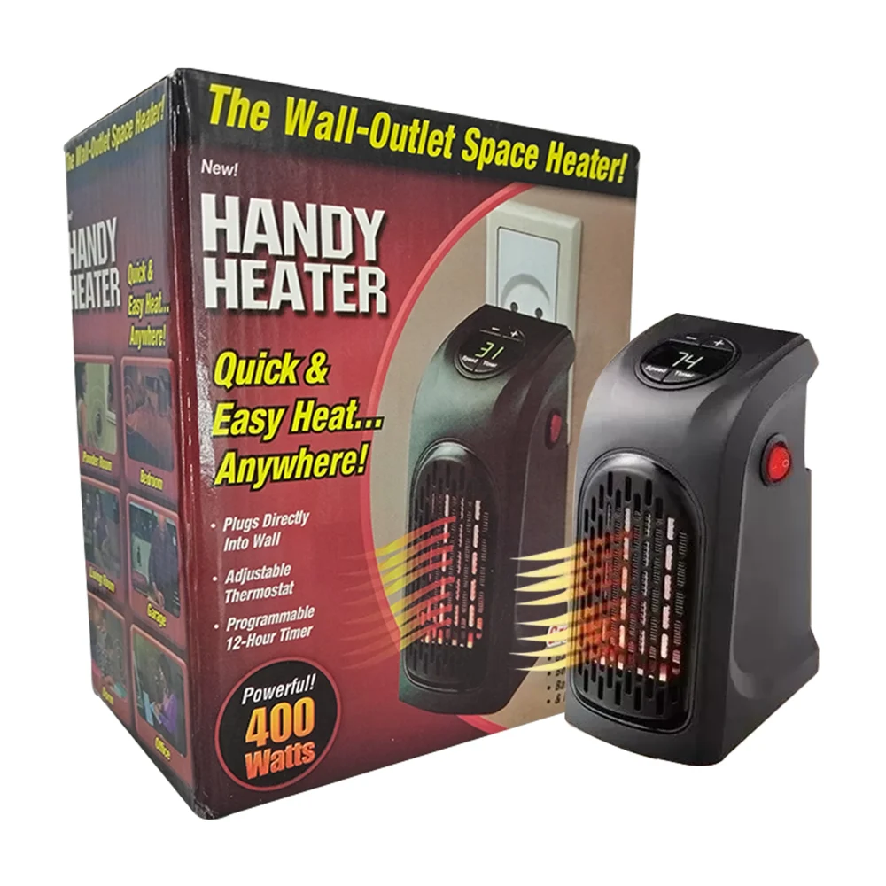 Mini calentador eléctrico portátil para ambiente, 400w / handy heater / 888885181489