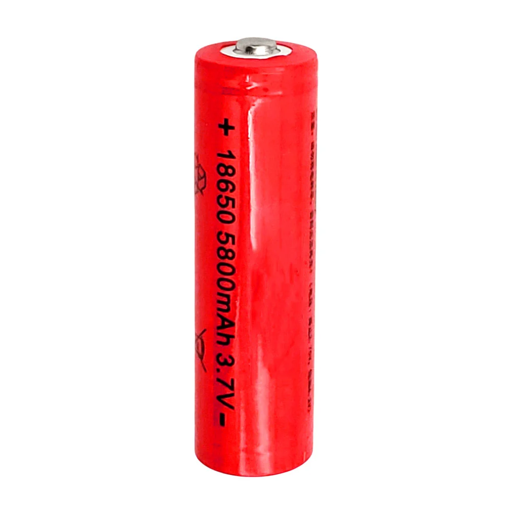 1pza batería recargable li-ion tipo 18650 con capacidad de 5800mAh y voltaje de 3.7v / 18650.r