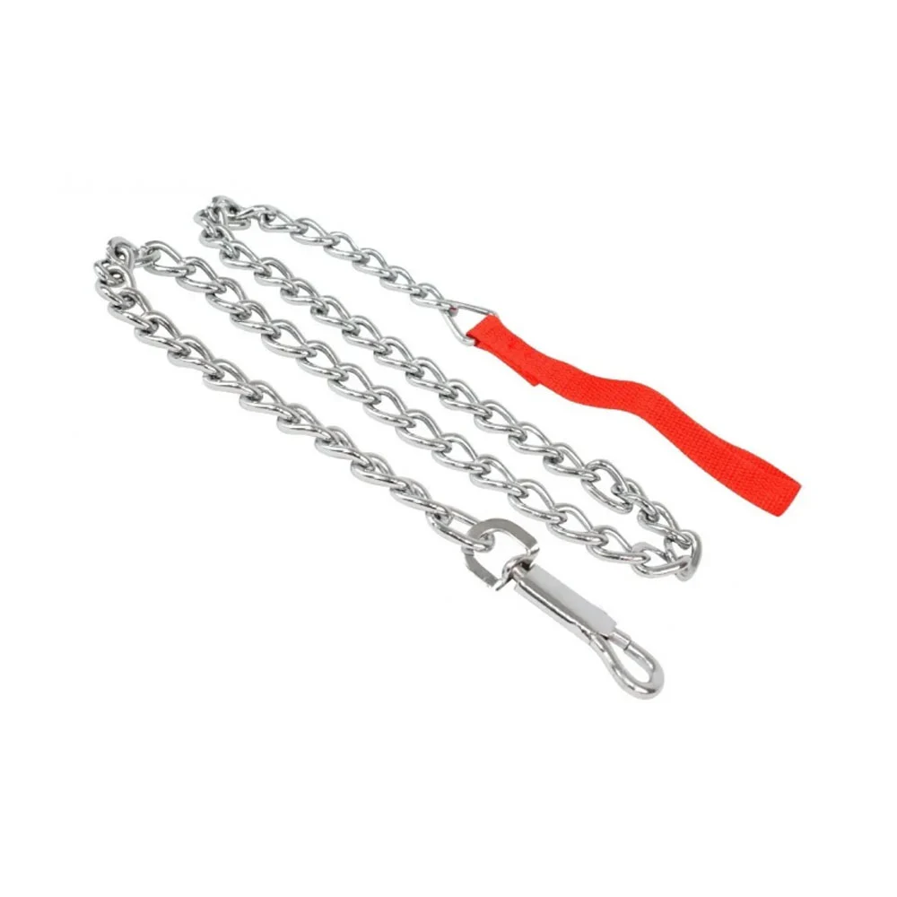 Cadena de acero 3.5mm con agarradera de nylon, 1.2m para pasear perros / adir