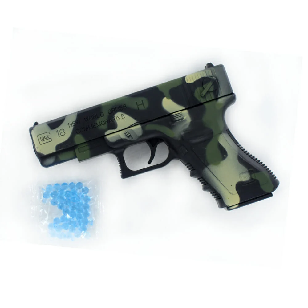 Pistola manual de juguete con diseño ti...