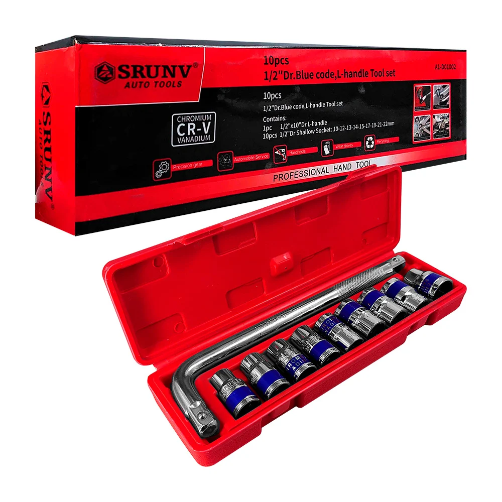 Estuche para mecánica con llave metálica y 9 medidas intercambiables / a1-d01002 / g-10017 / 19-0141 / dekecr-v