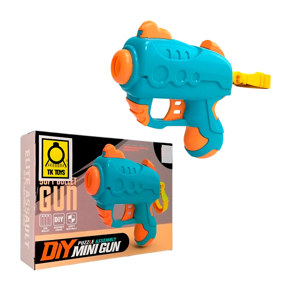 Pistola pequeña de juguete lanza dardos de goma / elite assault / 19867a-1