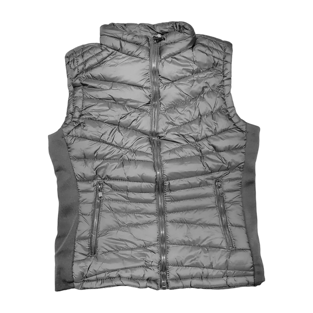 Chaleco acolchonado afelpado por adentro de cierre bullstaff isadora rib fur, variedad de colores y tallas / 1ak5374