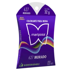 Colorante en cristales de color morado no. 627 con 35 g, para ropa / …