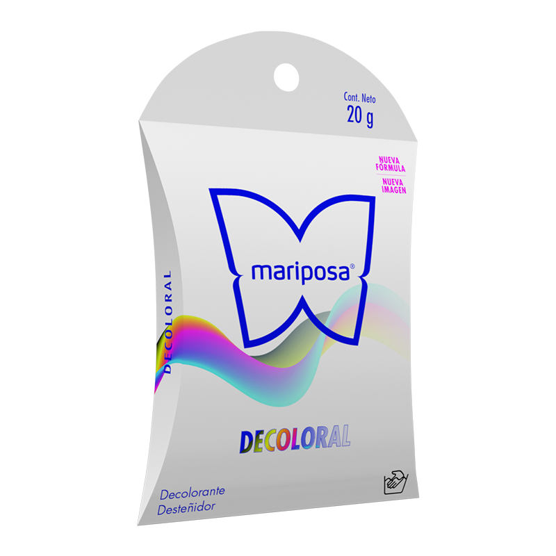 Polvo decolorante de ropa, 20 g / mariposa