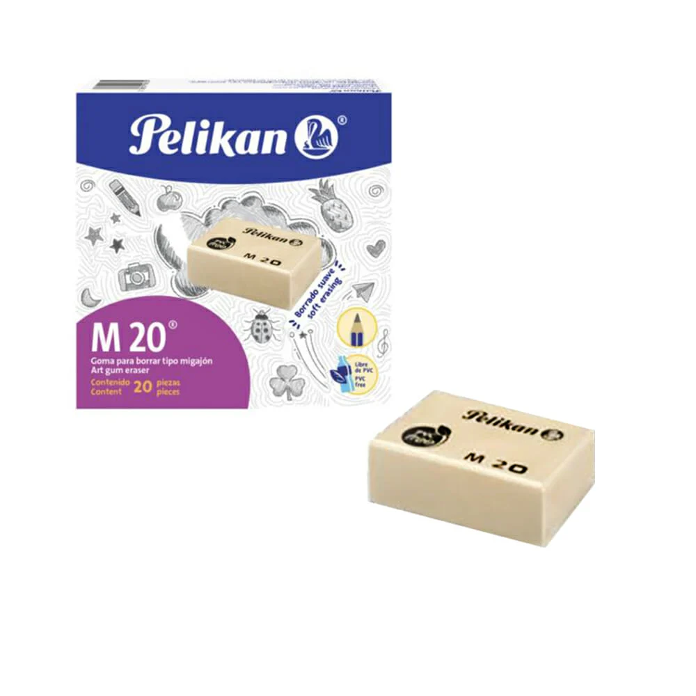 1pza Borrador pelikan de goma tipo migajón m 20 / 213230