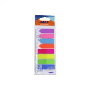 Blíster de post it mae notas adhesivas de índice, variedad de colores…