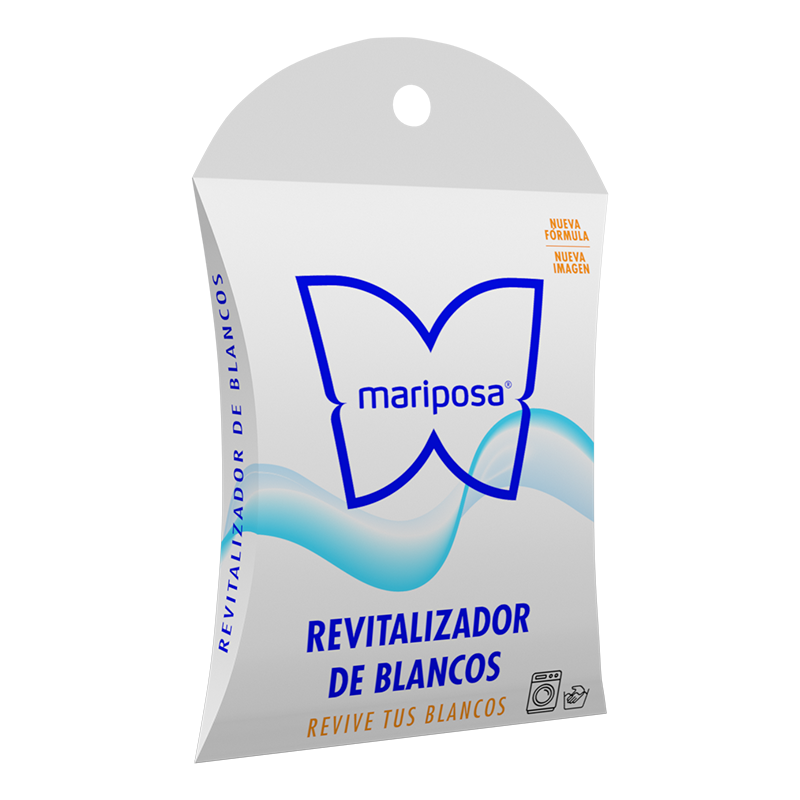 Polvo revitalizador de blancos para ropa, 32 g / mariposa