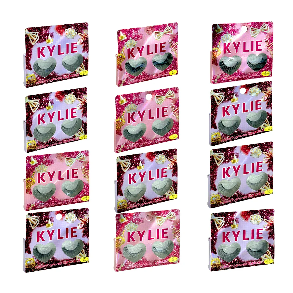 1pza Pestañas postizas kylie con efecto 5d, variedad de volúmenes / 840217 / kpe2