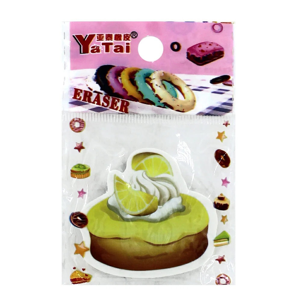 1pza Goma borrador yatai en forma de dona, pastel o postre, variedad de diseños / yt1232 / b8527