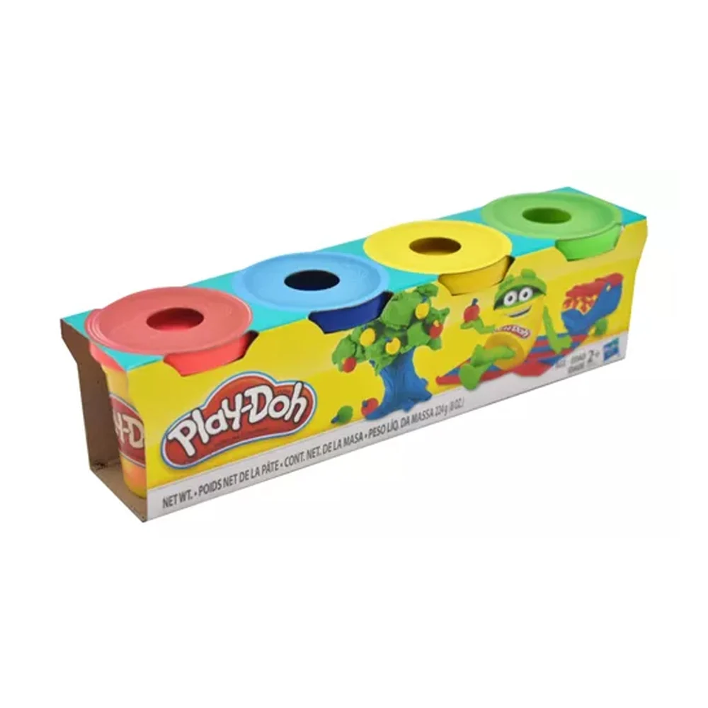 Paquete 4 masas play-doh de 8oz, variedad de colores / 23241