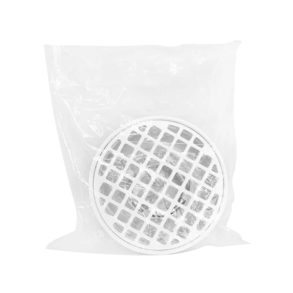 Coladera universal de plástico con rejilla blanca y control anti-olores / 2259b
