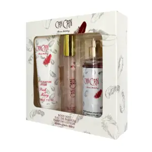 Caja con 3 lociones para el cuerpo en perfume, crema y agua de 80, 20…