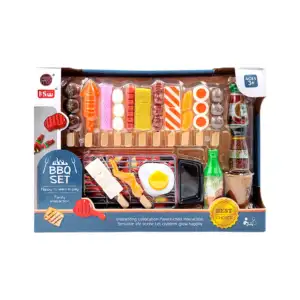 Set juego de parrillada con brochetas de carne + botella de aceite y …