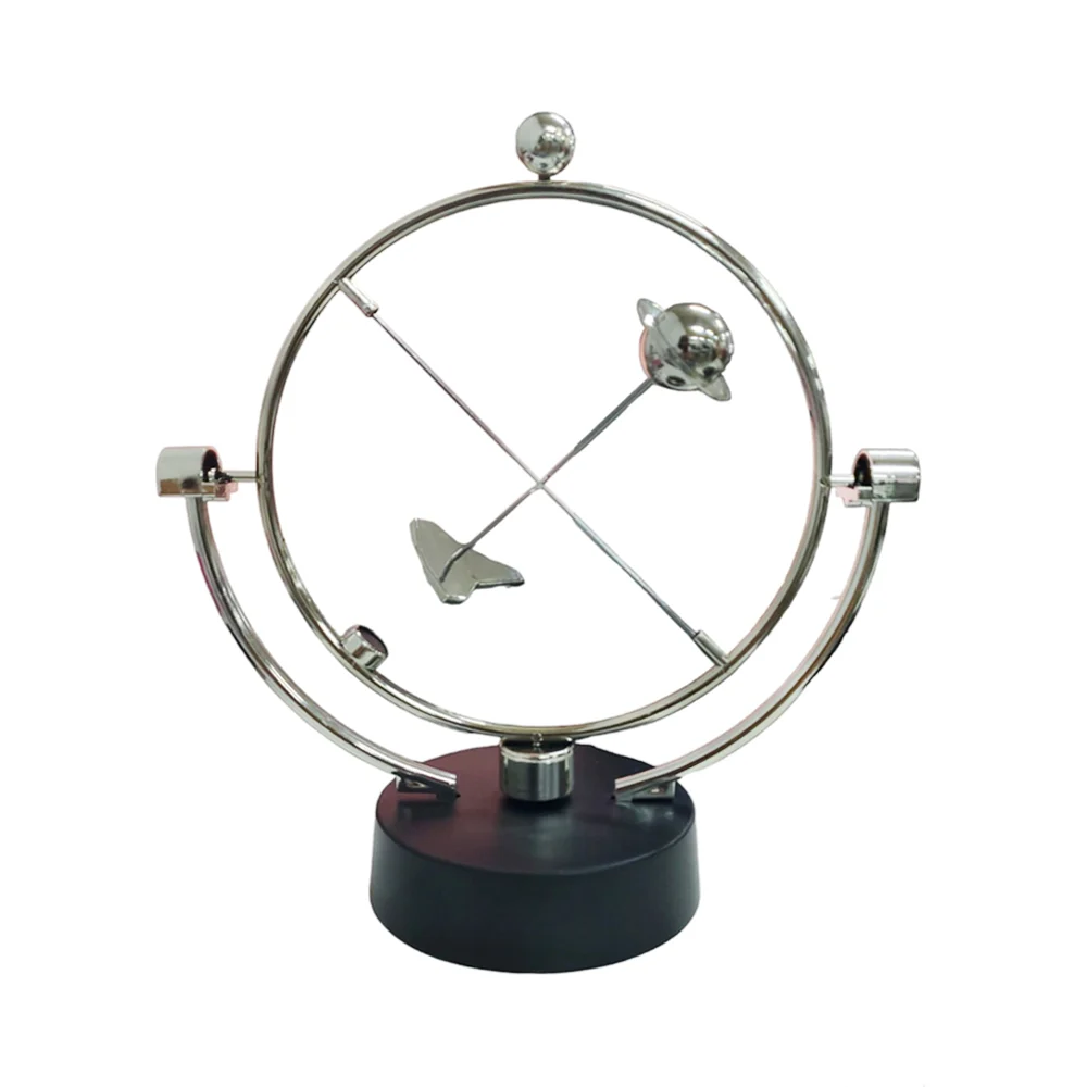 Adorno para escritorio en forma de asteroide giratorio perpetuo con oscilación magnética / 23-ydy-010
