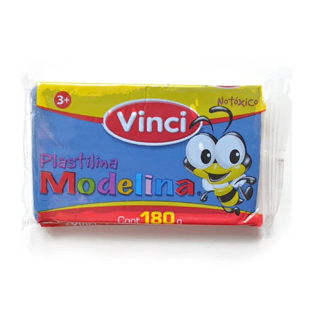 Plastilina modelina vinci de 180g en color azul cobalto / 2346 / 651040