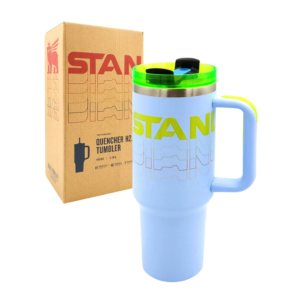 Vaso termo con asa, popote, tapa transparente diseño estampado multicolor capacidad de 1.18 l - 40 oz, variedad de modelos y colores / 24-termo-056