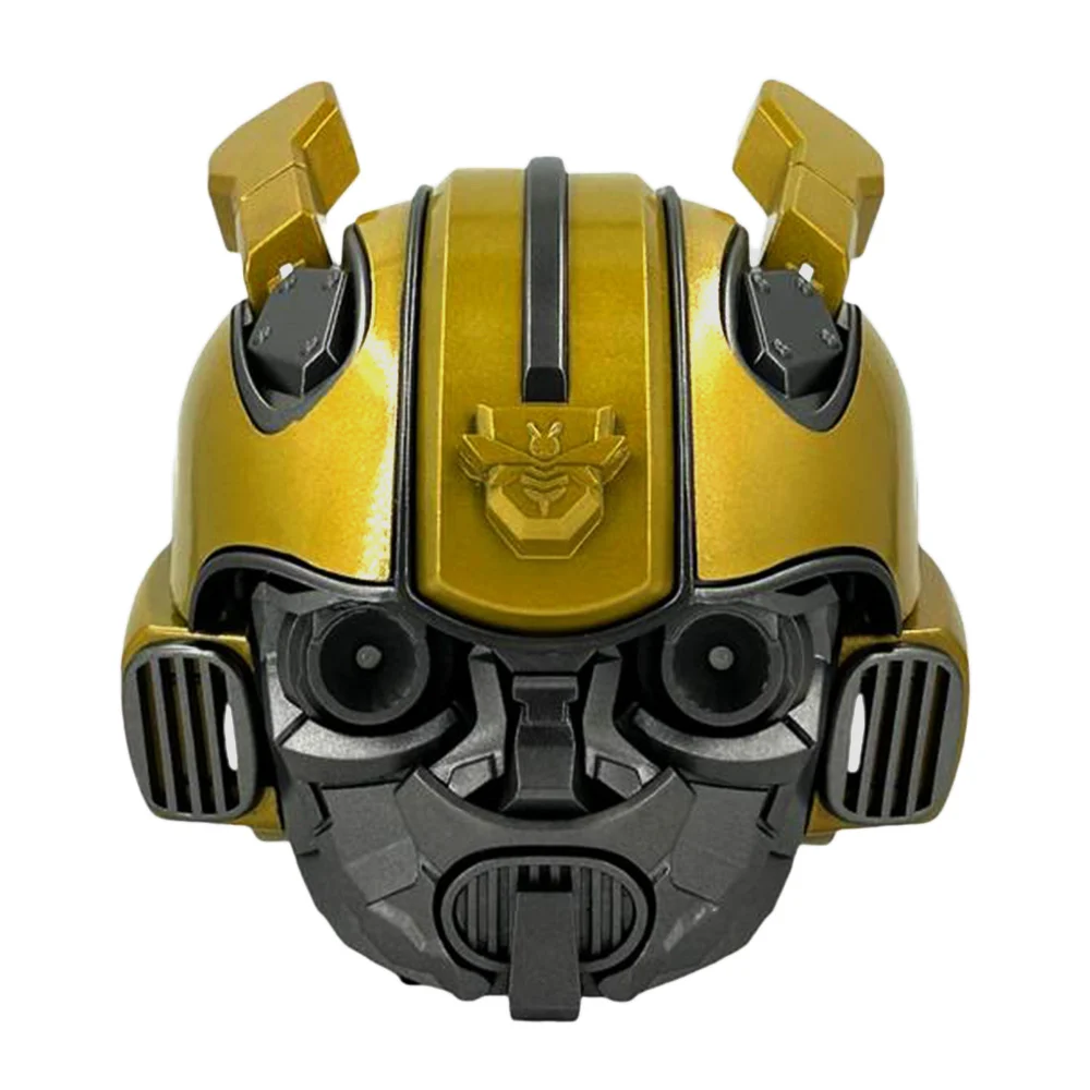 Bocina inalámbrica bluetooth con forma de la cabeza de bumblebee - transformers, 113x122x111mm / 24-yx-09