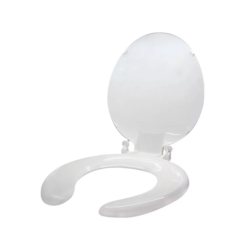 Asiento sanitario con broche flexi-click, en color blanco para inodoro / fleximatic / 2436
