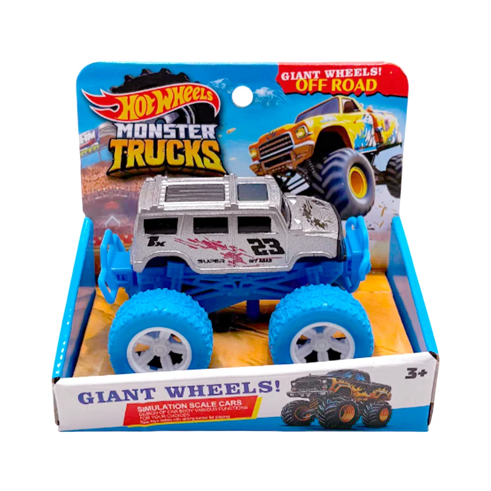 1pza figura coleccionable monster trucks, múltiples ediciones, variedad de colores y modelos / giant wheels / giant wheels off road / 25mk-c-88 / carro monstruo