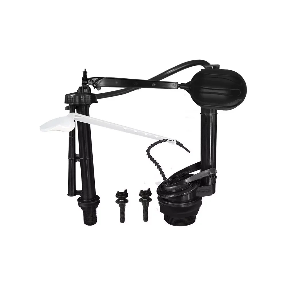 Juego de herrajes maxtor en color negro para sanitario / 2702n