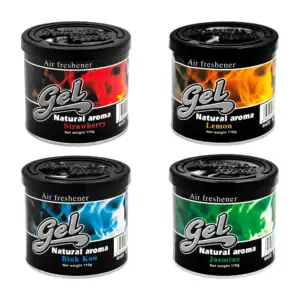 Lata aromatizante - ambientador en gel con fragancia natural, 110g, v…