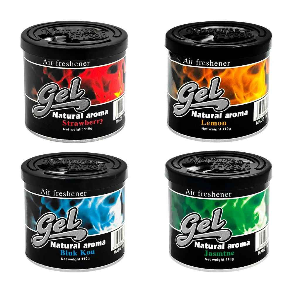 Lata aromatizante - ambientador en gel con fragancia natural, 110g, variedad de aromas / gel.aroma / gel natural aroma