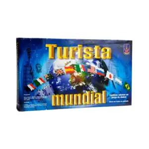 Turista mundial chico con variedad de accesorios + juego de damas / m…