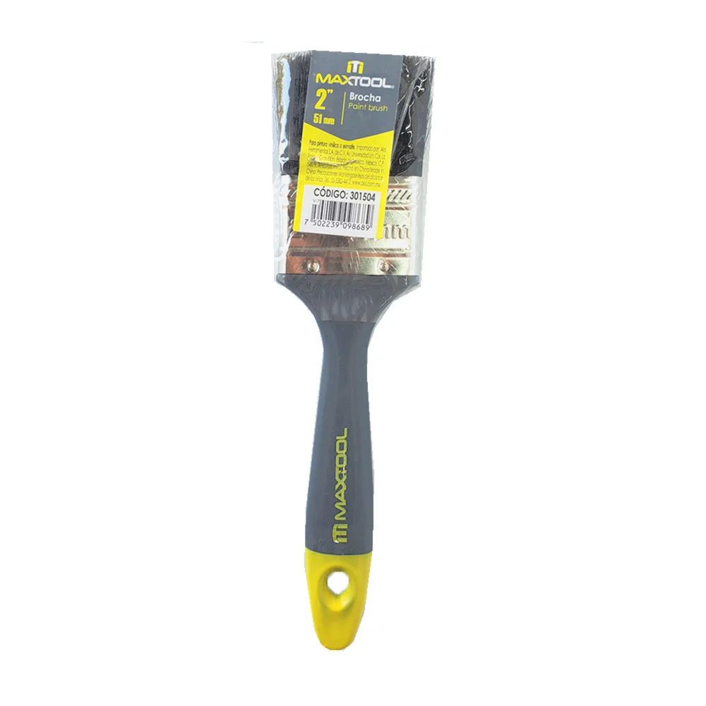 Brocha de pintura de 2 pulgadas - 51mm maxtool con mango de plástico / 301504