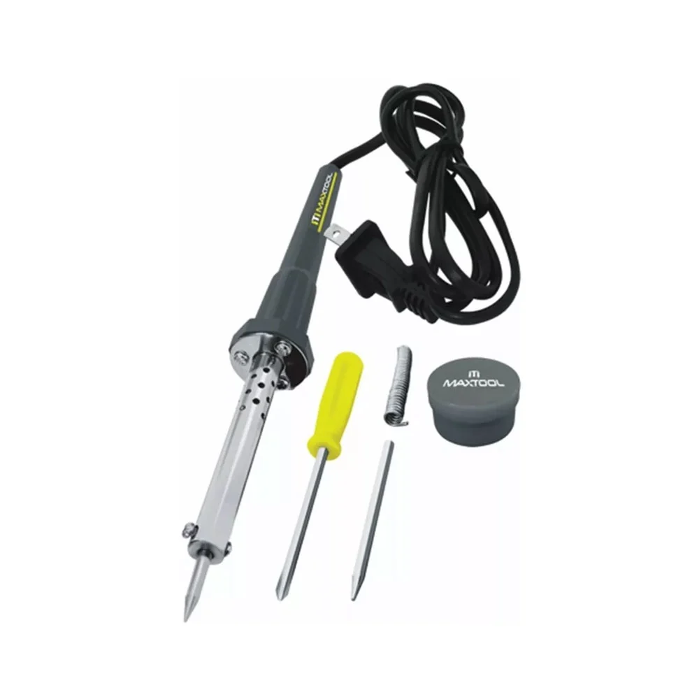 Cautín tipo lápiz maxtool de 30w y variedad de accesorios / 301801