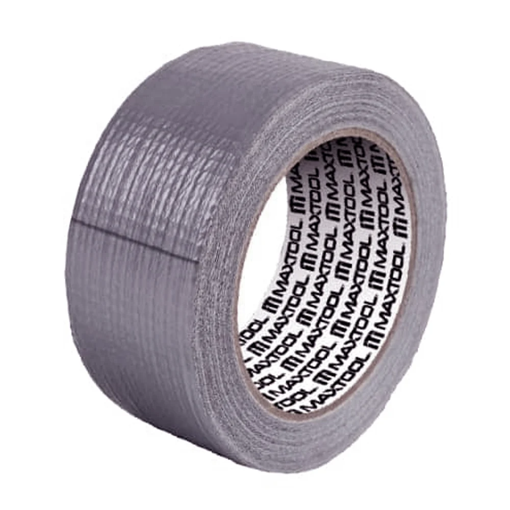 Cinta gris maxtool de polietileno reforzada con malla textil para ductos, 10m / 305911