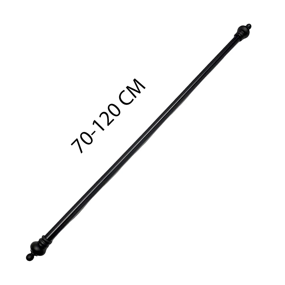 Barra / cortinero de plástico con accesorios, 70-120cm / decorative rod / ro-341591