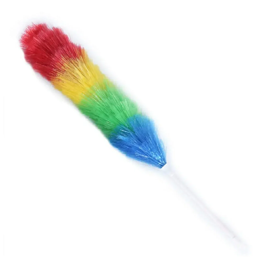 Plumero sintetico multicolor arcoíris 40cm / ro-348111