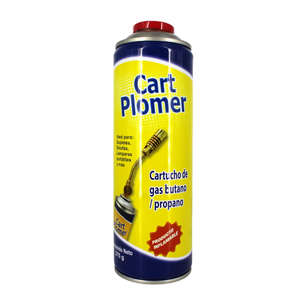 Cart plomer / cartucho de gas butano / propano, 275g / ipl-070326-2sa