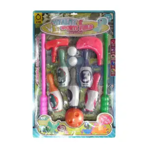 Blíster con juego de bolos boliche y golf + estampado de dinosaurios,…