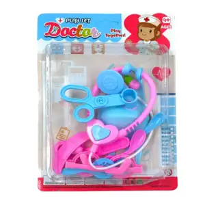 Juego de doctor con 10 accesorios, variedad de colores / play set doc…