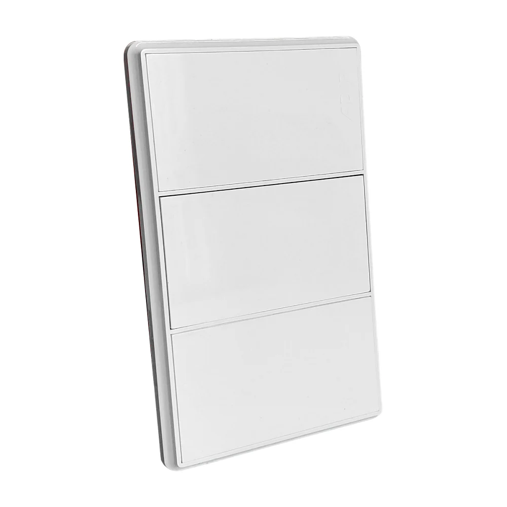 Placa ciega blanca línea venecia para pared / adir lighting