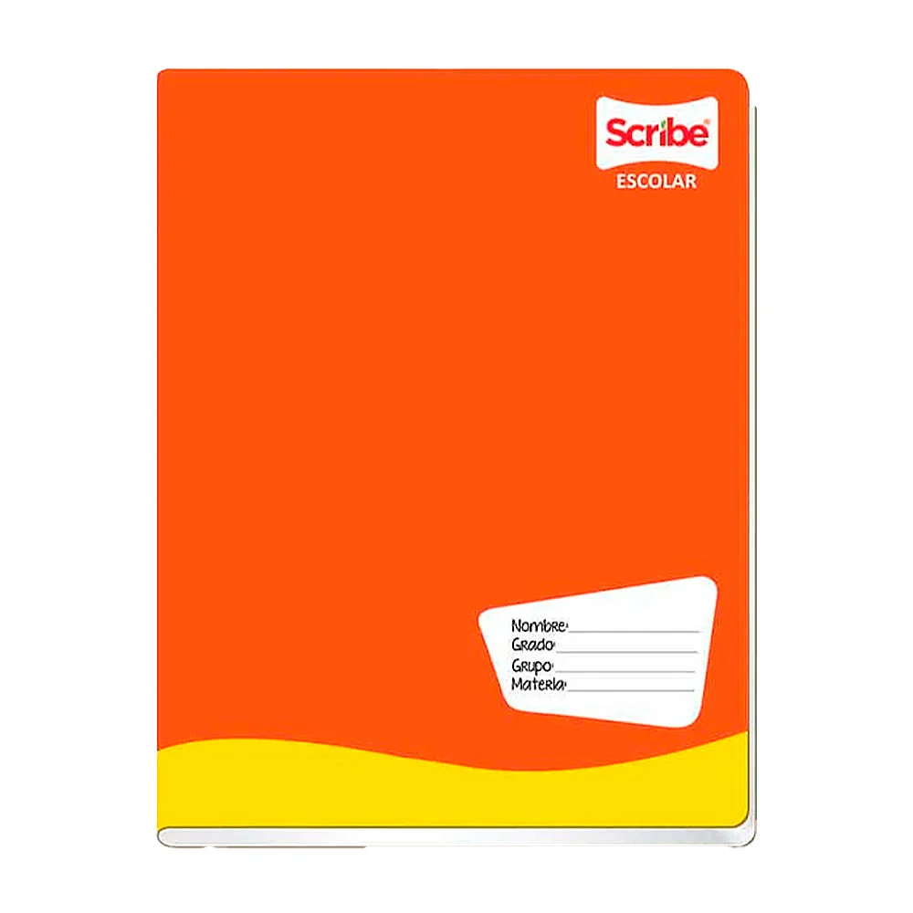 Cuaderno scribe escolar francés grapado 50 hojas con hojas en raya, 15.5x21cm, variedad de colores / cuaderno francés grapado / 100301 / 6240 escolar / 402389