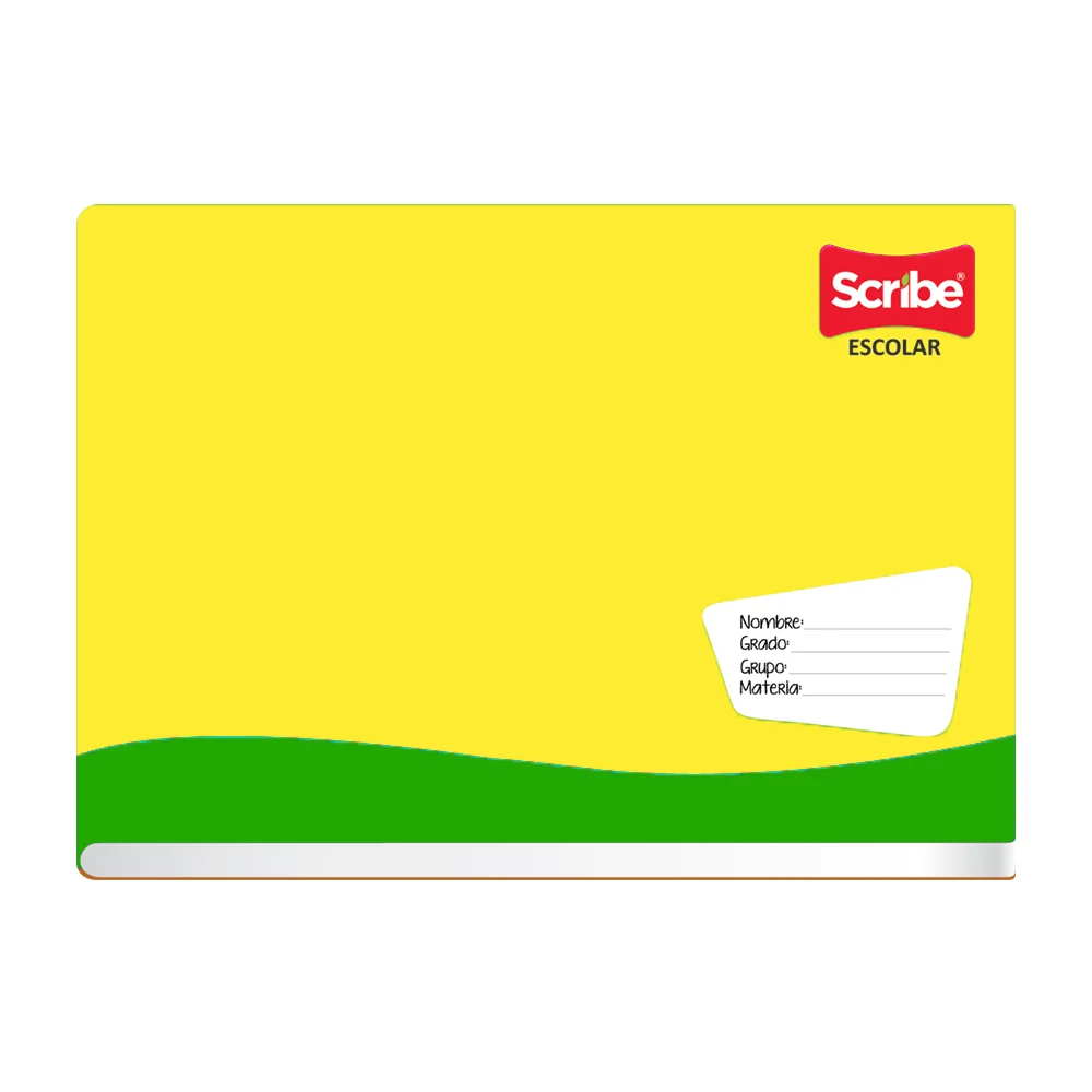 Cuaderno scribe italiano grapado con 100 hojas de raya / 402983 / 100207 / 6130