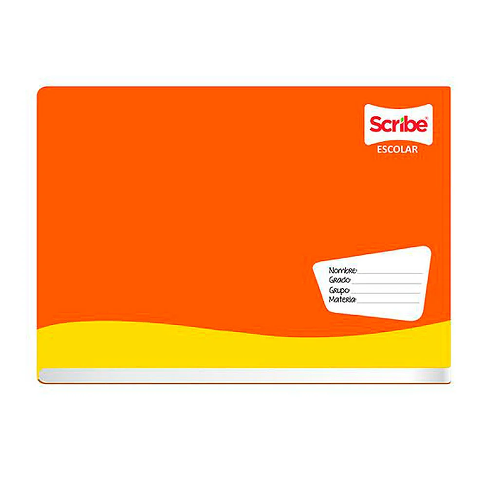 Cuaderno scribe escolar italiano grapado...