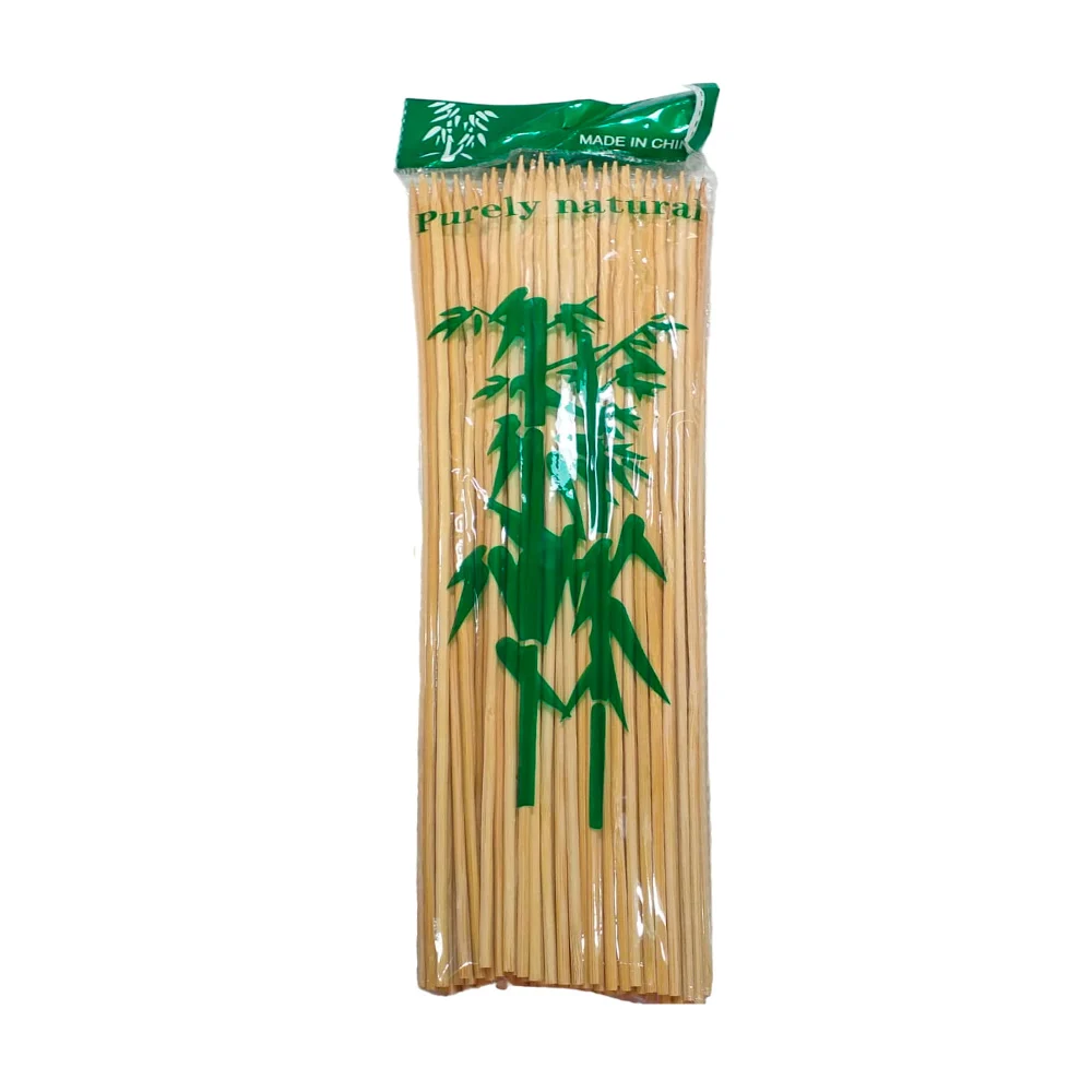 Paquete con 85 palillos delgados de bambú para hacer brochetas, 30cm / purely natural / 408-40